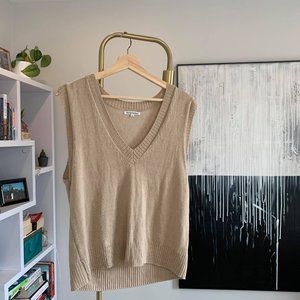 Reformation relaxed sweater vest